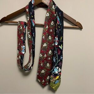 Vintage Balancine "The Tie Works" Disney Mickey Mouse 100% Silk Neckties